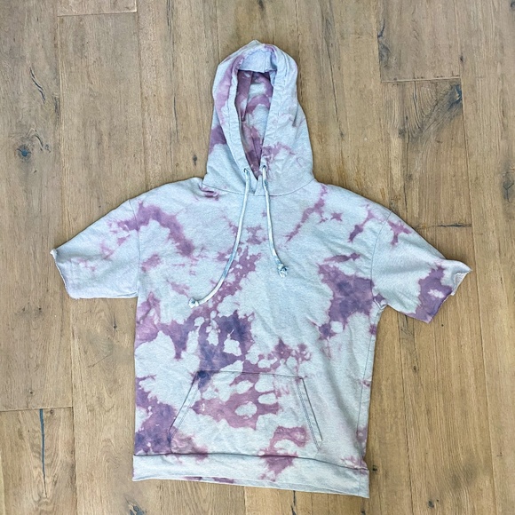 Zara Tops - TIE DYE Cutoff Hoodie